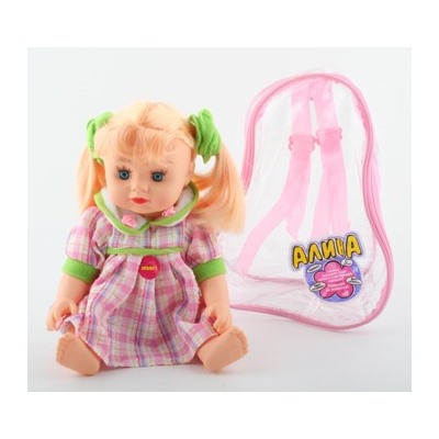 Кукла Play Smart Алина с хвостиками в сумке 22 см., IC рус. арт. 5076