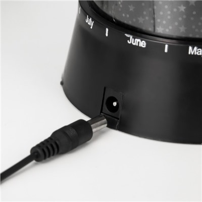 Ночник-проектор "Звёздное небо", 4 LED, (USB, адаптер в комплекте) или (4*ААА), пластик
