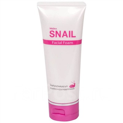 Mistine Пенка для умывания с секретом улитки Snail Facial Foam, 80 мл.