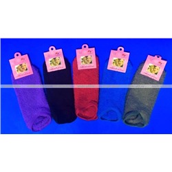 Носки-тапочки женские "травка" с тормозами 12 пар