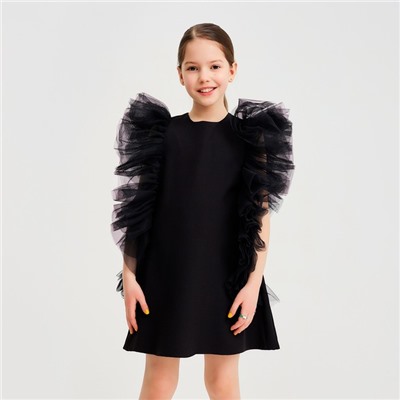 Платье для девочки MINAKU: PartyDress цвет чёрный, рост 116