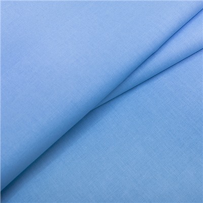 Ткань на отрез бязь ГОСТ Шуя 150 см 12410 голубой 1