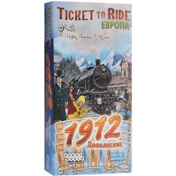 Настольная игра: Ticket to Ride. Европа: 1912, арт. 1626