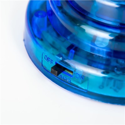 Плазменный шар "Шар на подставке" синий 14х10х10 см