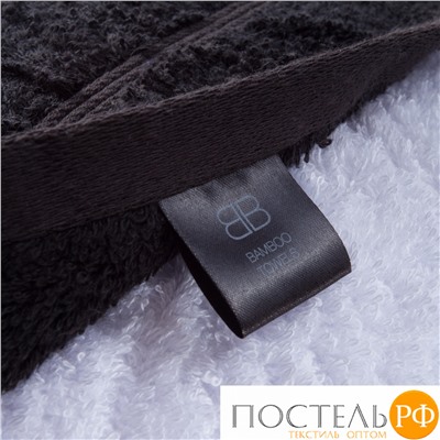 Набор бамбуковых полотенец SleepIX BB Towels Цвет: Charcoal Black & Clear White (100х160 см 100х160 см)