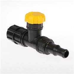 Клапан регулирующий, внутренняя резьба 3/4" (19 мм), для шланга 3/4" (19 мм), пластик