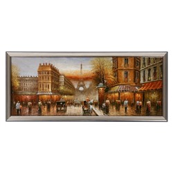 Картина "Осенний Париж" 23х53 см