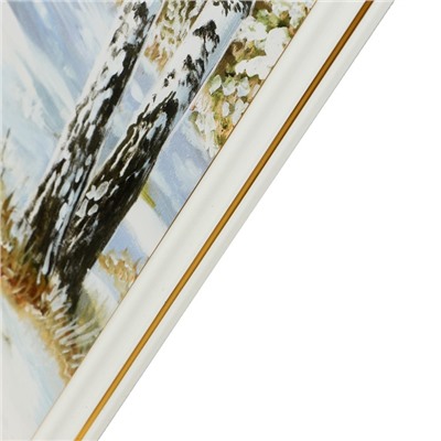 Картина "Зимние пейзаж" 20х50 (23х53) см