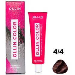 Перманентная крем-краска для волос  COLOR 4/4 Ollin 100 мл