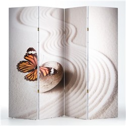 Ширма "Бабочка. Декор 3", двухсторонняя, 200 × 160 см