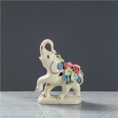 Набор Сувенир-статуэтка "Слоны" 7 предметов лепка