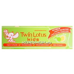 Детская зубная паста «Дыня и Гуава» Twin Lotus, Таиланд, 50 г... Акция