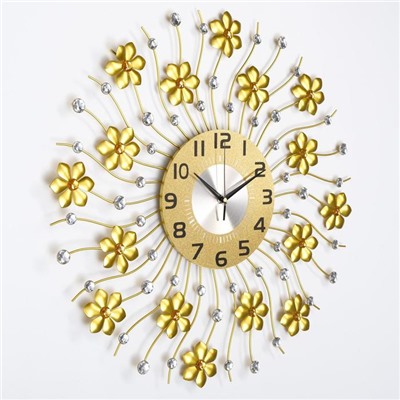 Часы настенные, серия: Ажур, "Феррьер", плавный ход, 58 х 58 см, d циферблата=22 см