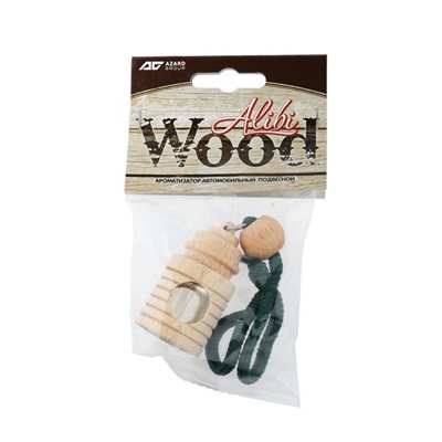 Ароматизатор подвесной бочонок "Alibi Wood", сосна