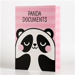 Папка для документов «Panda documents», 12 файлов, 4 комплекта, А4