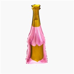 Шар фольгированный 32" «Шампанское розовое», фигура