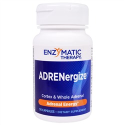 Enzymatic Therapy, ADRENergize, энергия надпочечников, 50 капсул