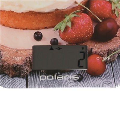 Весы кухонные Polaris PKS 0742DG электронные, рисунок