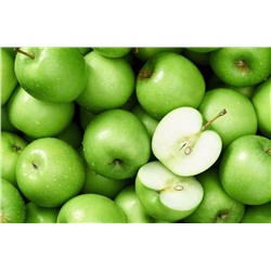 3D Фотообои «Композиция с зелеными яблоками»