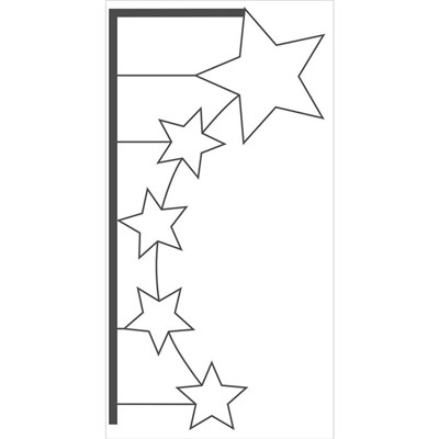 Светодиодная консоль «Звездопад», 75 × 150 × 5 см, 30 Вт, 220 В