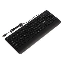 Клавиатура Smartbuy ONE 228, проводная, мембранная, 104 клавиши, USB, черная