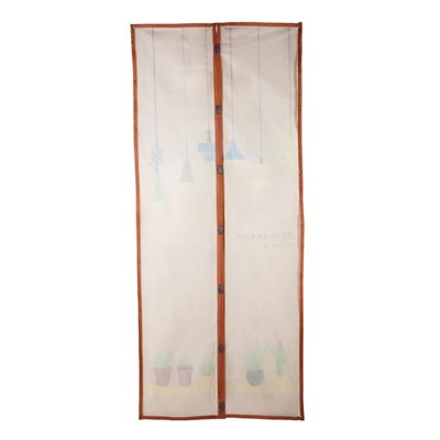 Сетка антимоскитная на магнитах «Уютный дом», 100×210 см, цвет коричневый