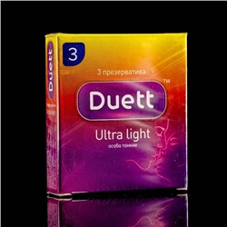 Презервативы DUETT ultra light 3 шт.