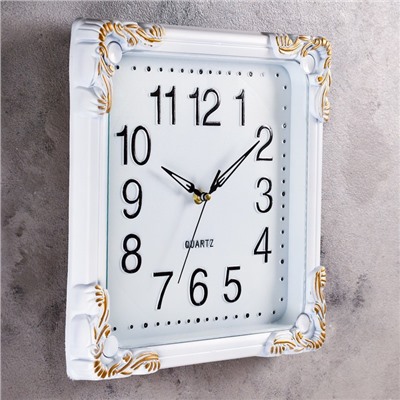 Часы настенные, серия: Классика, "Рут", 30х30 см, белые,