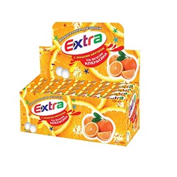 Жевательная резинка с жидким центром "Extra" со вкусом апельсина  100 шт,