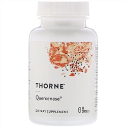 Thorne Research, Quercenase, 60 капсул