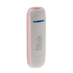 Внешний аккумулятор REMAX  Ubik Light , USB, 2600 мАч, 1 A, розовый