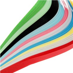 Полоски для квиллинга "Цветные" (в наборе 200 полосок), ширина 0,8 см, МИКС