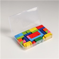 Конструктор «Городок», в пластиковом кейсе, кубик: 1.9 × 1.9 см