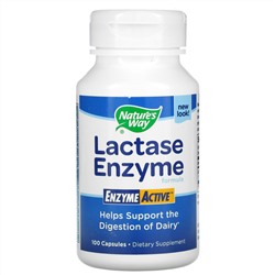Nature's Way, Lactase Enzyme Formula, 100 капсул
