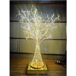 Светодиодная фигура «Золотое дерево», 130 × 250 × 130 см, 100 Вт, 220 В