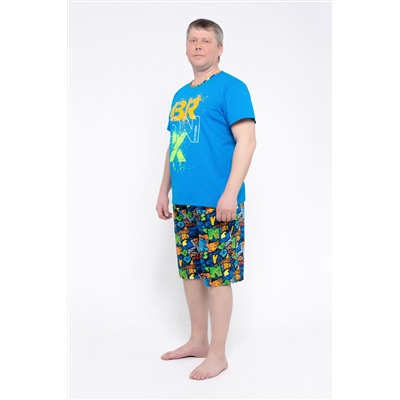Пижама с шортами мужская 44016