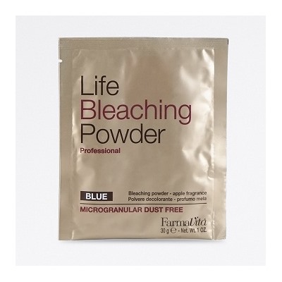 Синий обесцвечивающий порошок в саше Life Bleaching Powder Farmavita 30гр