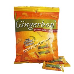 Имбирные конфеты с арахисовым маслом Gingerbon 125г Акция