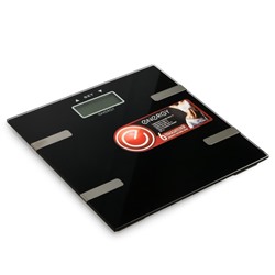 Весы напольные ENERGY EN-407, диагностические, до 180 кг, 2хААА, стекло, чёрные