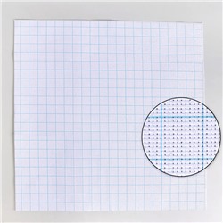 Канва для вышивания, в клетку, №11, 50 × 50 см, цвет белый