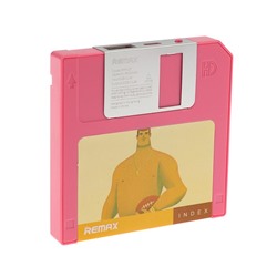 Внешний аккумулятор REMAX Disk, USB, 5000 мАч, 1 A, розовый