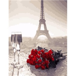 Картина по номерам 40х50 - Романтика Парижа