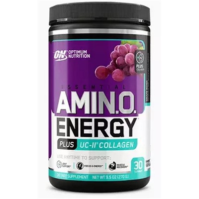 Комплекс аминокислот со вкусом винограда Amino Energy Grape remix Optimum Nutrition 300 гр.