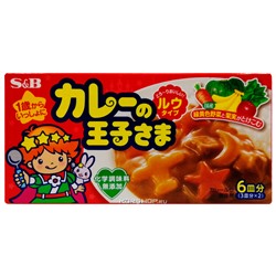 Сладкий соус карри с овощами и фруктами S and B, Япония, 80 г