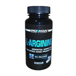 Аминокислота Аргинин L-Arginine  Ironman 60 капс.