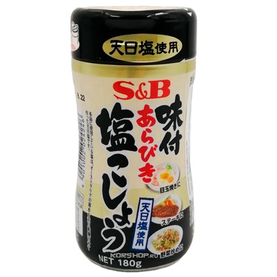 Приправа черный перец с солью S and B, Япония, 180 г