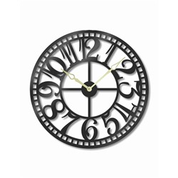 Настенные часы, серия: Интерьер, "Малос", плавный ход,47 х 47 х 0.8 см