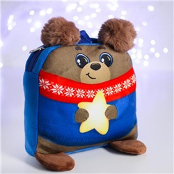 Рюкзак детский «Мишка со звездой» 24х24 см