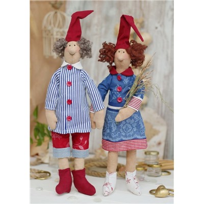 Интерьерные куклы - Ш035  Набор для шитья и рукоделияГномочка Тереза
