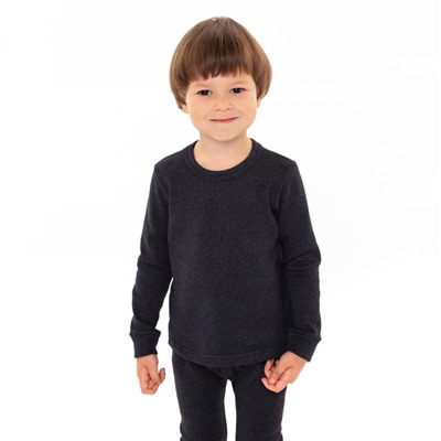 Комплект термобелья ( джемпер, брюки) для мальчика, цвет серый, рост 98 см